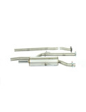 ligne groupe n en 50 mm 106 rallye 1300 inox finition titanium