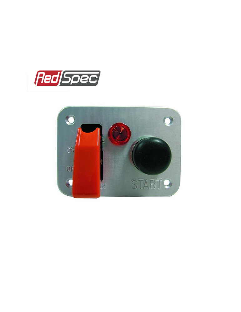panneau de demarrage red spec petit modele alu