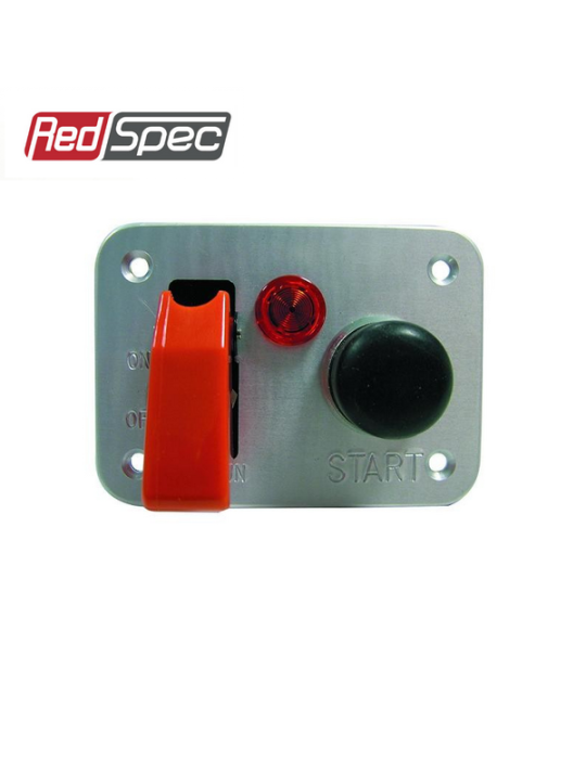 panneau de demarrage red spec petit modele alu