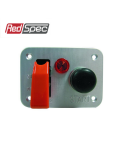 panneau de demarrage red spec petit modele alu