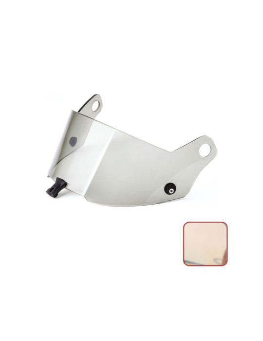 Visiere casque stilo st5 rouge iridium moyen