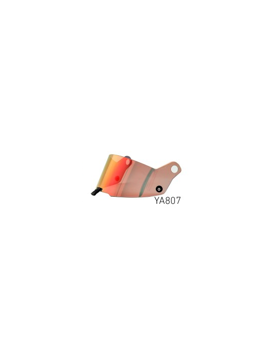 Visiere casque stilo st5 rouge iridium moyen