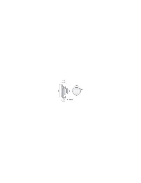 optique halogene phare virage