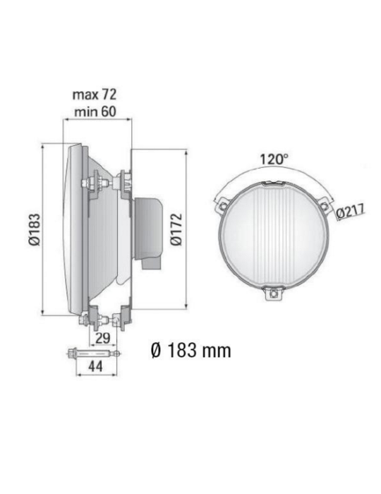 optique xenon phare virage