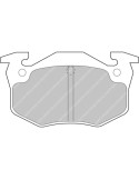FERODO DS 2500 ARRIERE PEUGEOT 106/205/206/306/309/RENAULT 5 GTT/CLIO 1/CLIO 2/CITROEN SAXO 16V