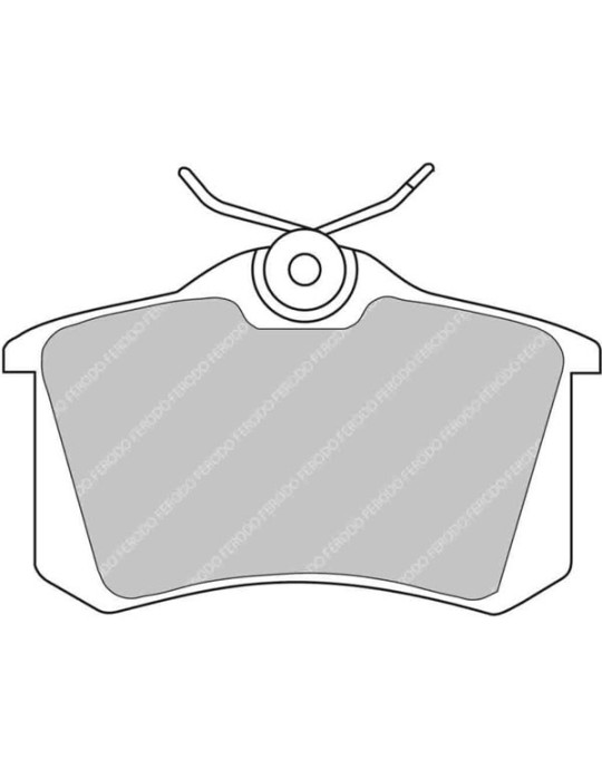 FERODO DS 2500 ARRIERE audi tt/audi a2/audi/a3/audi a4/citroen c2/c3/peugeot 307/405/vw golf 2/3/4