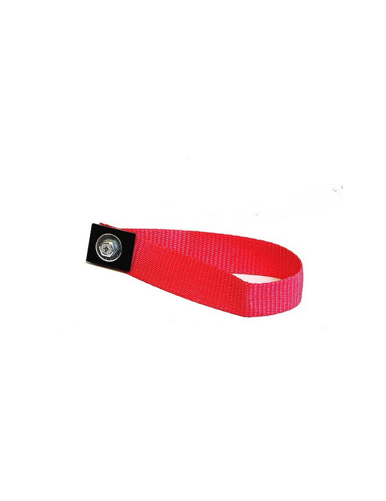 poignee de porte rouge