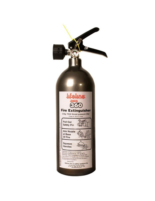 Extincteur FIA manuel LIFELINE kit ZERO 360 2 kg
