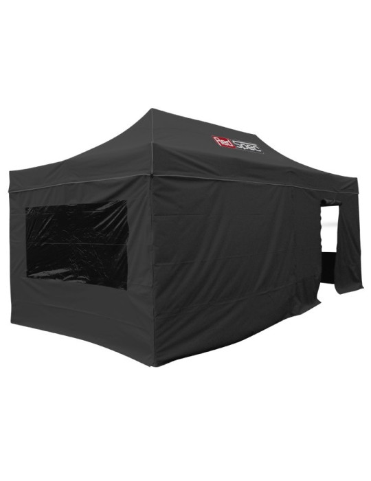 KIT PAROIS/MURS NOIR POUR TENTE 3 X 3 M ACIER NOIRE