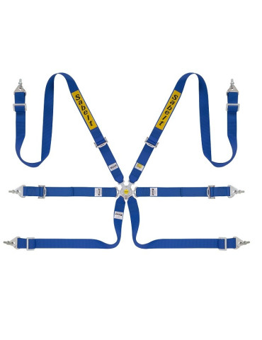 Harnais FIA SABELT 622S boucle aviation en aluminium /ajusteurs en acier 2