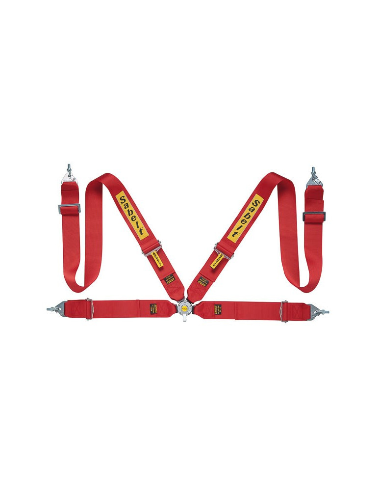 Harnais FIA SABELT 433S boucle aviation en aluminium /ajusteurs en acier