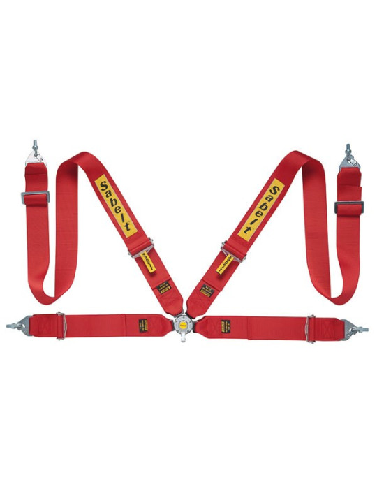 Harnais FIA SABELT 433S boucle aviation en aluminium /ajusteurs en acier