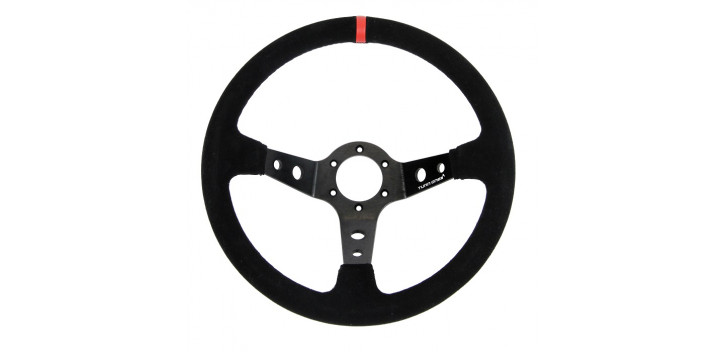 Volant tulipage 90 mm TURN ONE noir/rouge