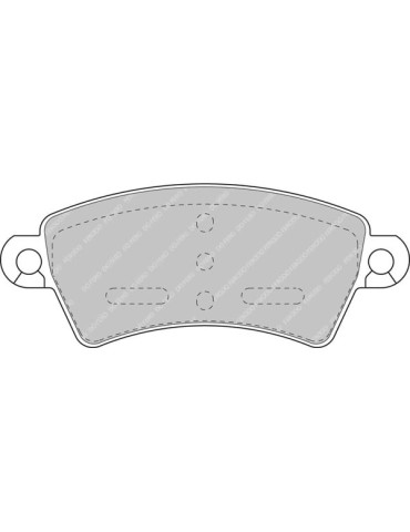 FERODO DS 3000 AVANT PEUGEOT 206 S16 1,6 16V/2,0 S16 ETRIER BOSCH