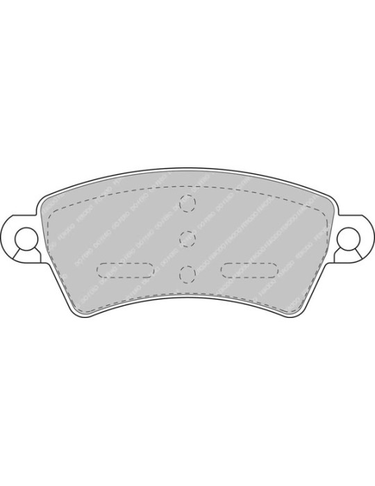 FERODO DS 3000 AVANT PEUGEOT 206 S16 1,6 16V/2,0 S16 ETRIER BOSCH