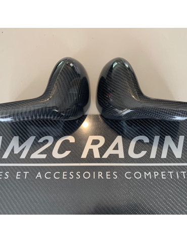 2 RETROS PEUGEOT 208 R2/R5 CITROEN DS3 R1/R3/C4 EN CARBONE