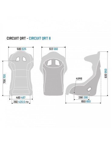 Baquet FIA SPARCO Circuit QRT 2019 2