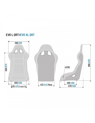 Baquet FIA SPARCO Evo II QRT 2019 2