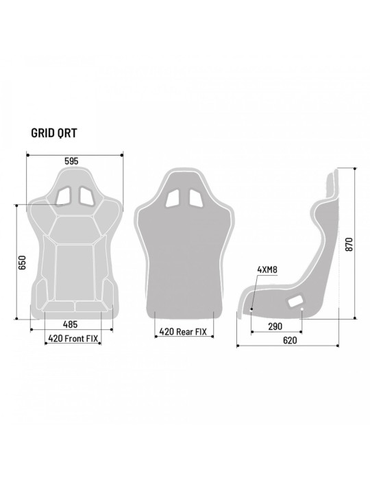 Baquet FIA SPARCO GRID-Q SKY 2020