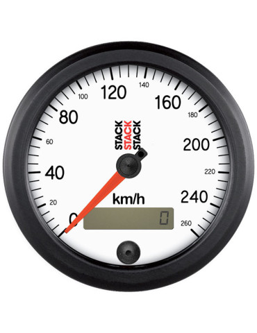 Compteur de vitesse STACK Ø 88mm 260km/h 2