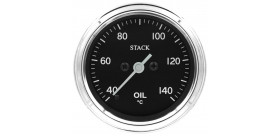 Manomètre STACK analogique pro classique température huile 40-140°C