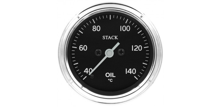 Manomètre STACK analogique pro classique température huile 40-140°C