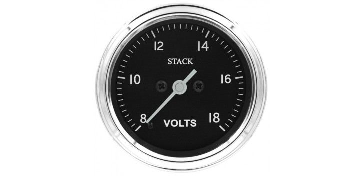 Manomètre STACK analogique pro classique voltmètre 8-18V