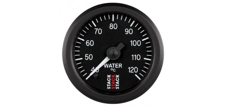 Manomètre STACK analogique pro température eau 40-120°C