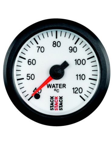 Manomètre STACK analogique pro température eau 40-120°C 2