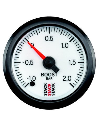 Manomètre STACK analogique pro pression turbo-1,0 à +2,0 BARS 2