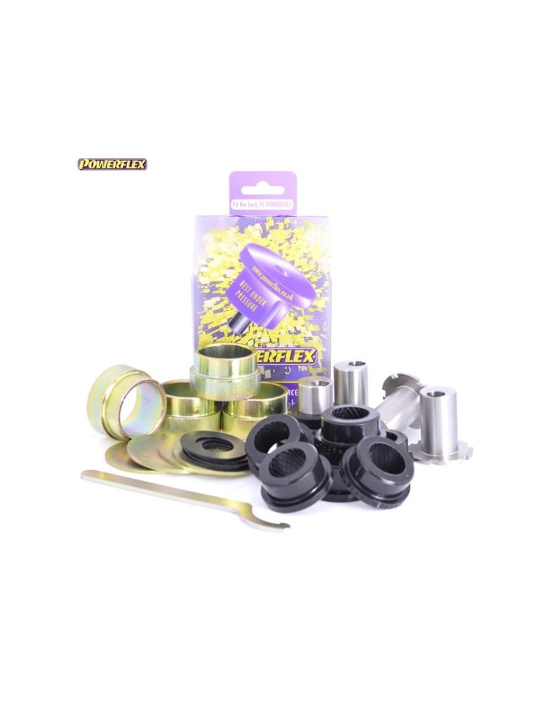 SILENT BLOCS POWERFLEX BLACK SERIES POUR RENAULT CLIO WILLIAMS/CLIO 2 RS /R19 16S/TWINGO 2 RS TRIANGLE AVANT CARROSSAGE REGLABLE