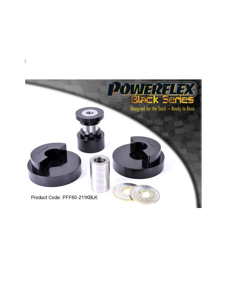 SILENT BLOCS POWERFLEX BLACK SERIES POUR RENAULT CLIO 2 RS PH 2/PH 3 SUPPORT MOTEUR ANTICOUPLE