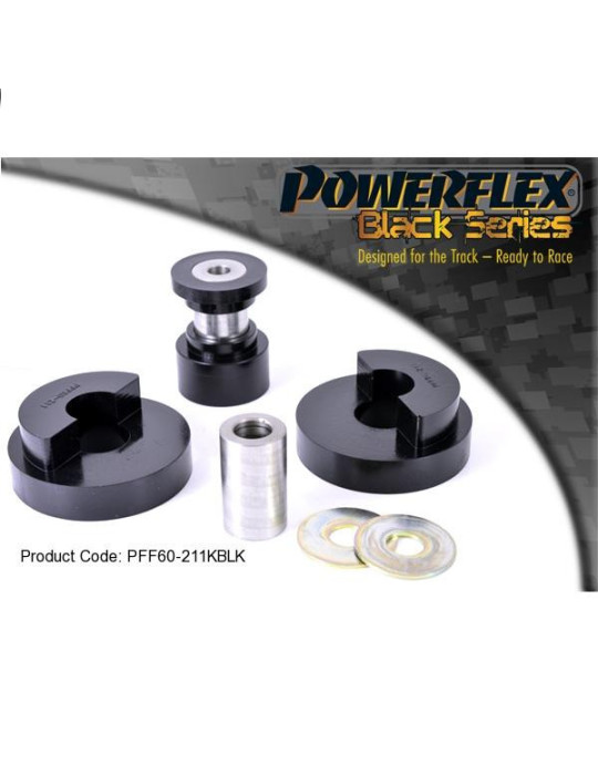 SILENT BLOCS POWERFLEX BLACK SERIES POUR RENAULT CLIO 2 RS PH 2/PH 3 SUPPORT MOTEUR ANTICOUPLE