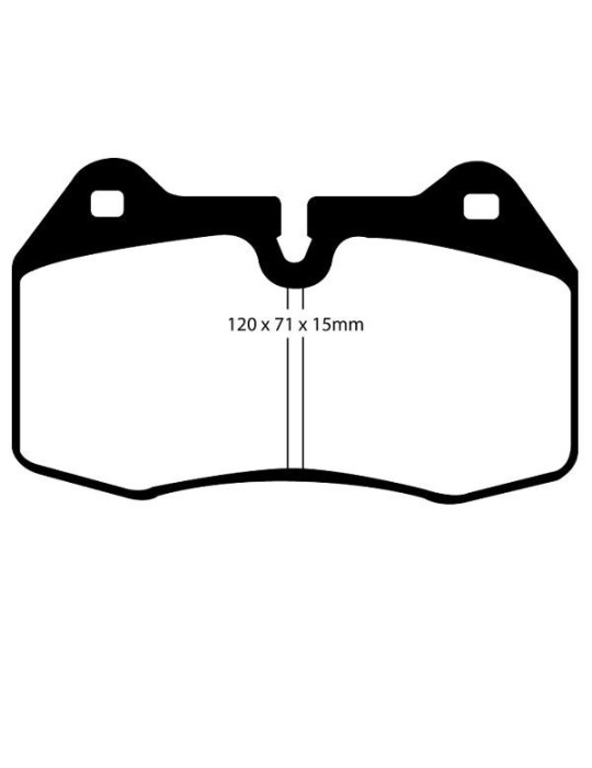 PLAQUETTES DE FREIN EBC avant NISSAN 350 Z ETRIERS BREMBO