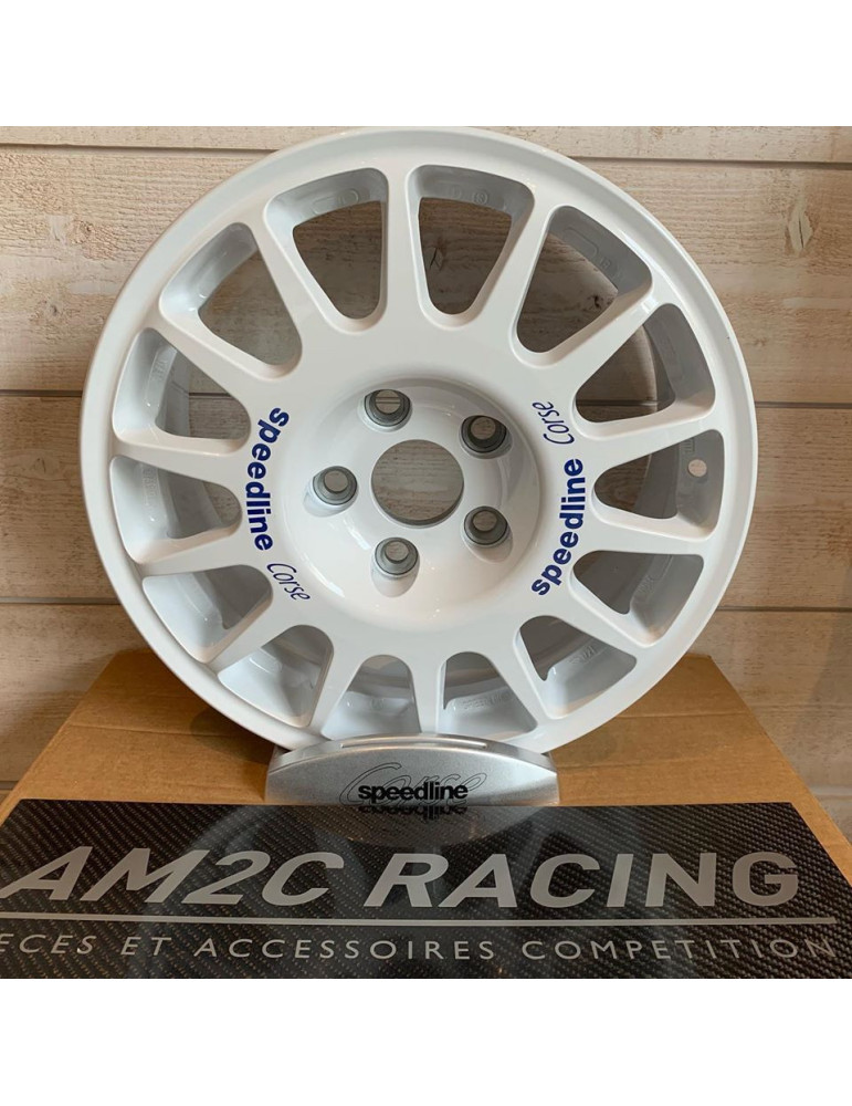 JANTE SPEEDLINE TYPE 2118 RENAULT CLIO R3 MAX TERRE/NEIGE BLANC