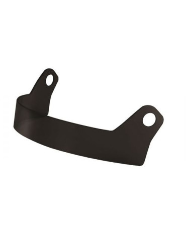 visiere courte pour casque stilo st5 noire non translucide