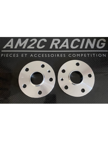 paire elargisseurs de voies alu 12 mm 5x112 audi/vw/seat