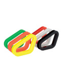 KIT PERSONNALISATION 2 PASSAGES DE HARNAIS COLORES LATERAUX POUR BAQUET OMP