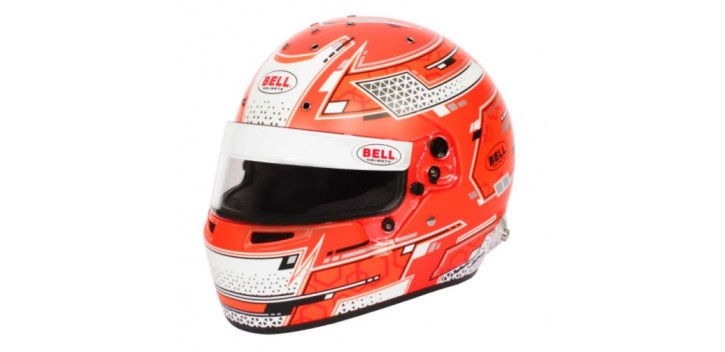 CASQUE FIA Intégral BELL RS7 Pro STAMINA 8859 2015/SA2020 rouge avec clips hans