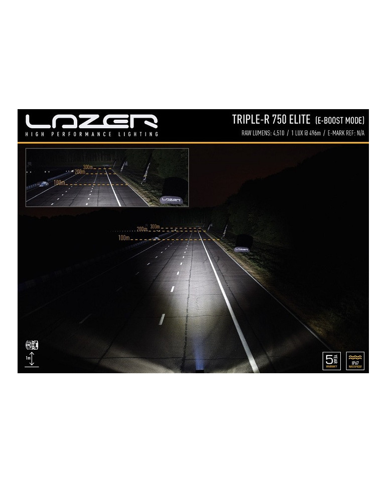 RAMPE A LEDS LAZER LAMPS Compétition Elite 3 4 leds 46 watts