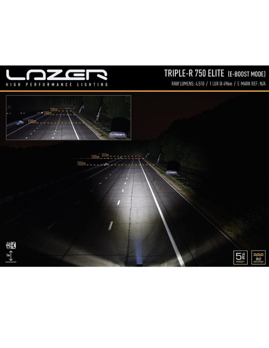 RAMPE A LEDS LAZER LAMPS Compétition Elite 3 4 leds 46 watts
