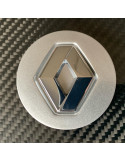 CACHE CENTRAL GRIS METAL pour JANTE TURINI CLIO RAGNOTTI
