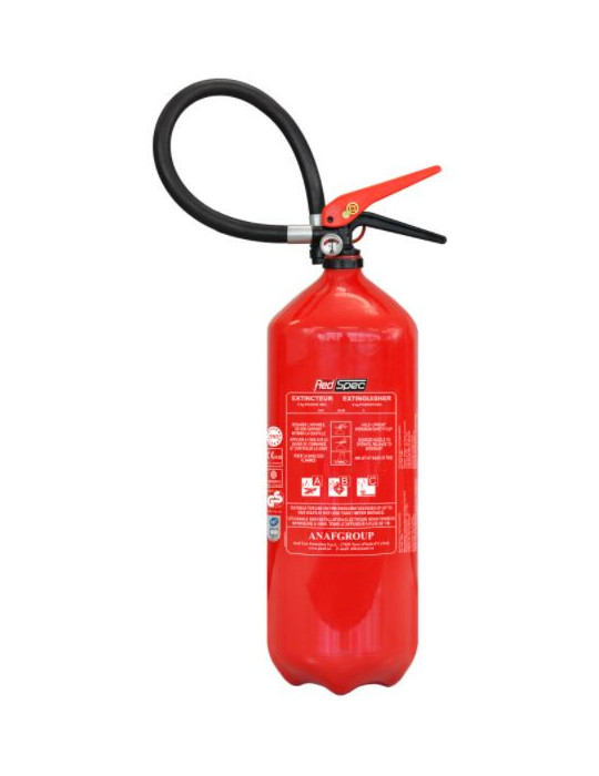 Extincteur ASSISTANCE manuel à poudre REDSPEC 6kg