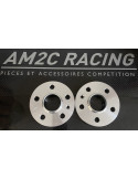 PAIRE ELARGISSEURS DE VOIES ALU 16 MM 5X100 AUDI/VW/SEAT/SKODA