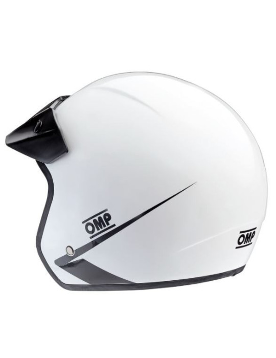 CASQUE JET OMP STAR BLANC