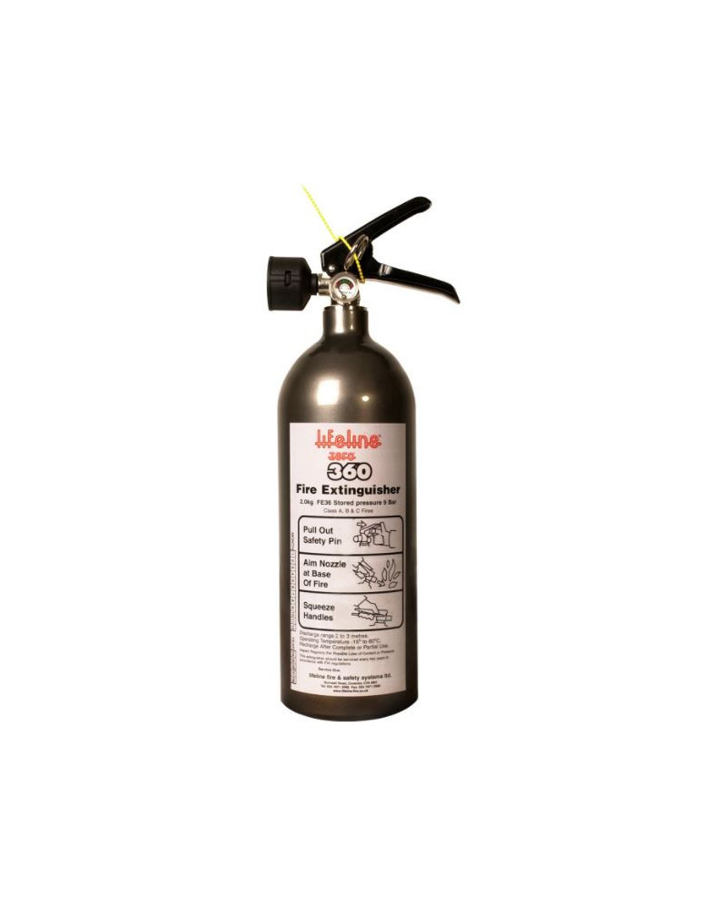 Extincteur FIA manuel LIFELINE kit ZERO 360 2 kg