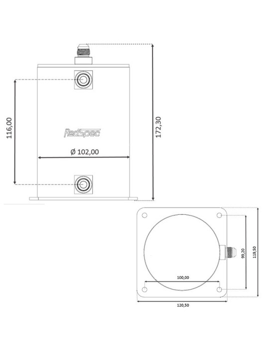 BOITE TAMPON FIA REDSPEC 1L