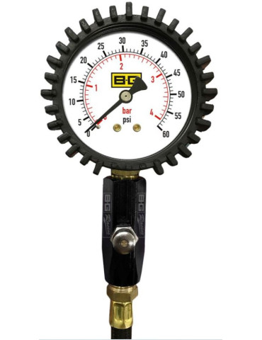 MANOMETRE DE PRESSION PNEUS BG RACING - 0-60 psi/4 bars 2
