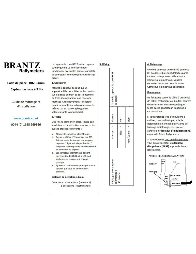 Sonde sur roue BRANTZ