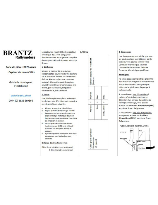 Sonde sur roue BRANTZ